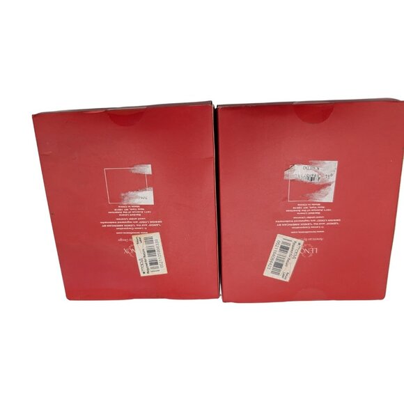 2 Sets of 4 NEW Lenox Holly and Berry Napkin Rings Christmas Holiday Metal - Picture 3 of 7